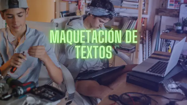 maquetación de textos